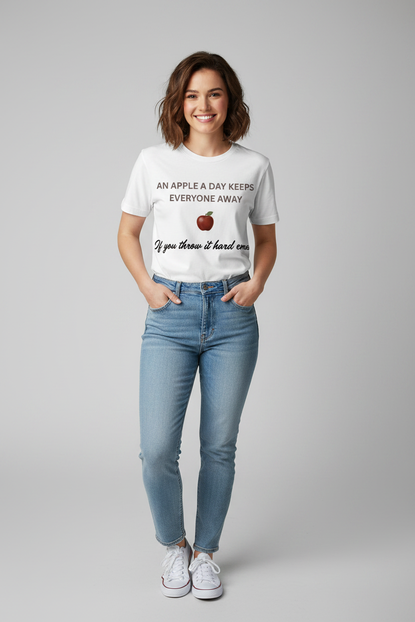 “An Apple A Day” Graphic Tee