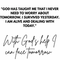 “Face Tomorrow” Faith Graphic Tee