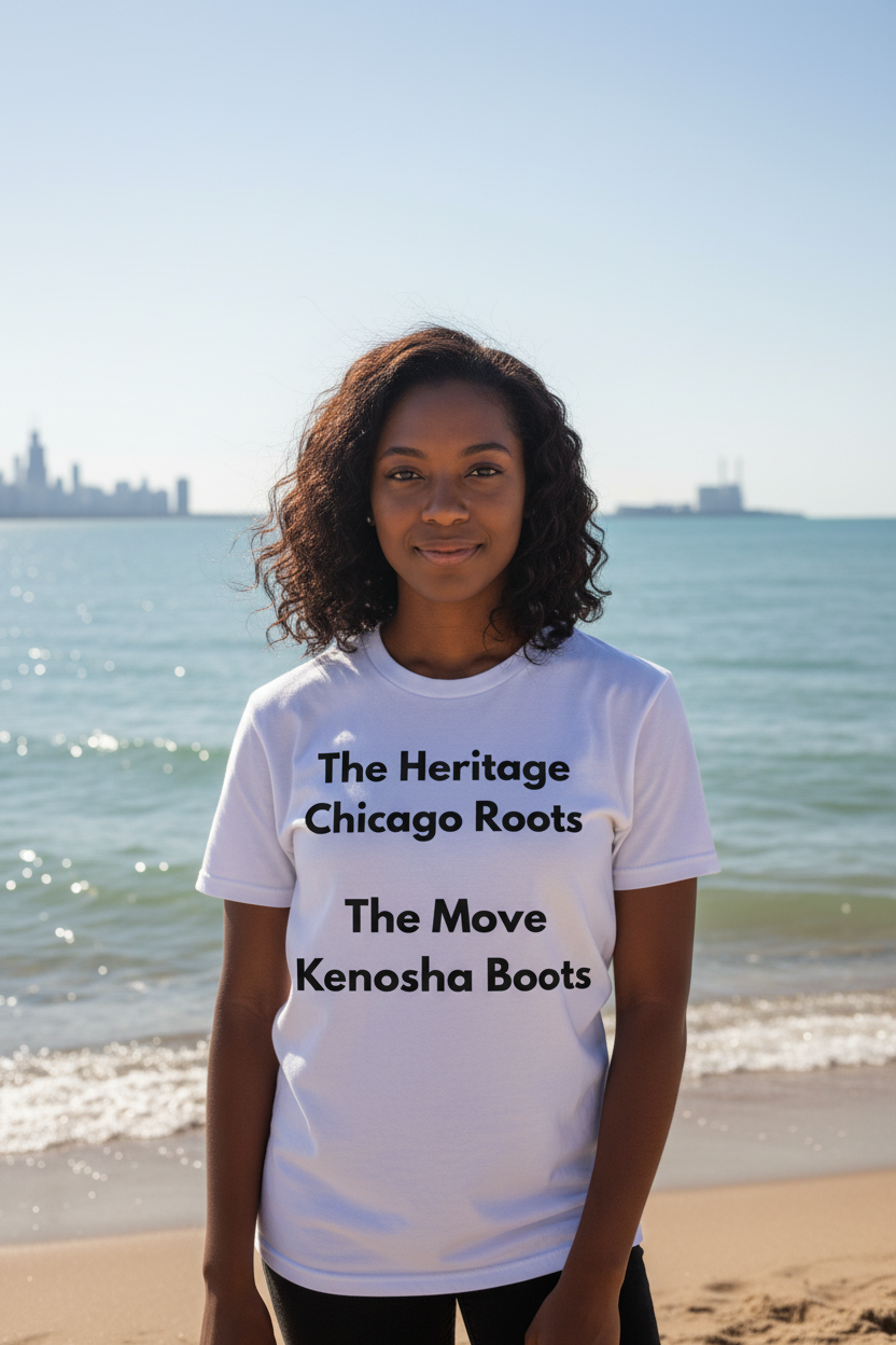 Chicago Roots, Kenosha Boots Graphic Tee